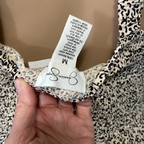 NWT Jessica Simpson Jumper Leopard Print BoHo style halter top size Medium - Picture 8 of 8